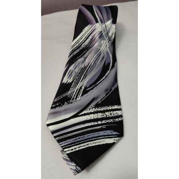 J. Garcia South Of The Border Collection 57 Tie Black/Grey/Silver 58"x3.75" - Picture 2 of 6